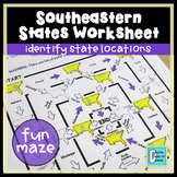 Southeastern States Worksheet 