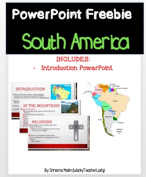 Preview of South America PowerPoint