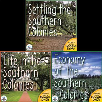 Preview of Southern Colonies United States History Unit Bundle