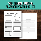 Southern Europe Country Research Poster Project