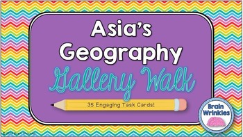 Preview of Southern and Eastern Asia -- Gallery Walk (Task Cards)