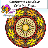 Southwest Mandalas - Coloring Sheets (Native American Colo