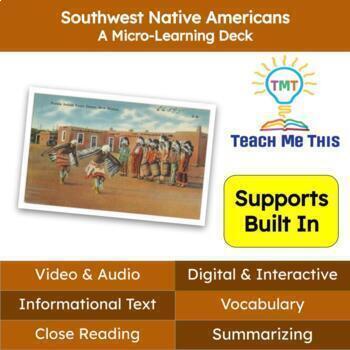 Preview of Southwest Native Americans Informational Text Reading Passage and Activities