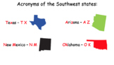 Southwest Region Acronyms (editable) #2 of 3