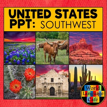 Preview of SOUTHWEST REGION POWERPOINT ⭐ Photos ⭐ Southwest 50 States Photos Google Slides