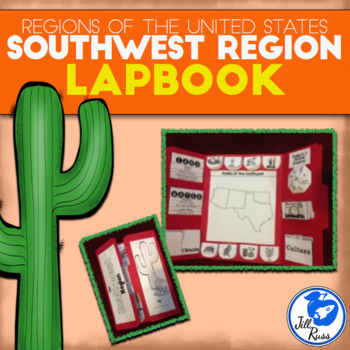 Preview of Southwest Region of the United States Lapbook or Interactive Notebook