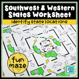 Southwestern and Western States Worksheet 