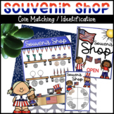 USA Souvenir Shop Coin Matching Math Activity