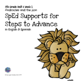 SpEd Supports for 5th Grade Steps to Advance Unit 6 Week 1