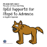 SpEd Supports for 5th Grade Steps to Advance Unit 6 Week 2