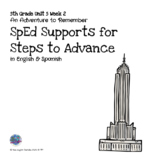 SpEd Supports for Steps to Advance 5th Grade Unit 5 Week 2