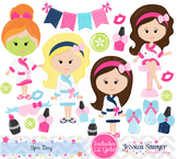 Spa Day Clipart and Vectors