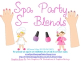 Spa Party S-Blends for Speech Therapy