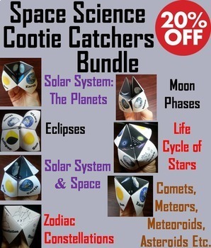 Preview of Astronomy Bundle: Eclipses, Solar System and Planets, Moon Phases Foldables etc.