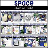 Space Activities for Preschoolers Bundle - Math, Literacy,