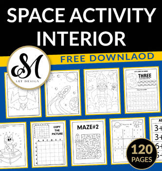 Preview of Space Activity Pages Free Printable