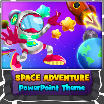 Preview of Space Adventure Visual PowerPoint Builder