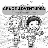 Space Adventures: Read Aloud Coloring Book & Tracker