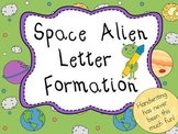 Space Alien Letter Formation Pack - Handwriting Made Fun!