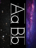 Space Alphabet Poster