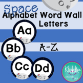 Space Alphabet Word Wall Letters