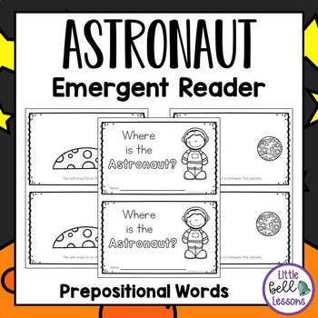 Preview of Space Astronaut Emergent Reader for PreK - Kindergarten