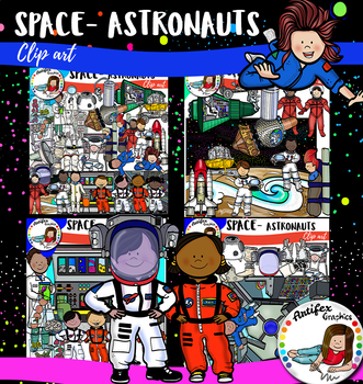 Preview of Space- Astronauts- Big set of 88 items!!