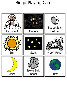 Preview of Space Bingo