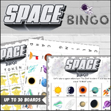 Space Bingo Game | Interactive Learning Adventure Kit | 30