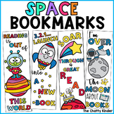 Space Bookmarks - Color Your Own Printable Bookmark Templa