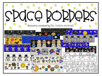 Preview of Space Bulletin Board Borders