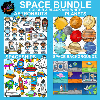 Preview of Space Bundle Clip Art