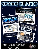 Space Bundle Math and Literacy Centers