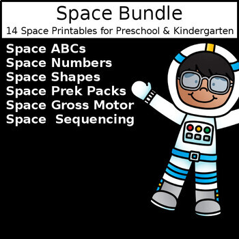 Preview of Space Bundle for Preschool and Kindergarten