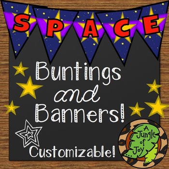 Preview of Space Buntings and Banners