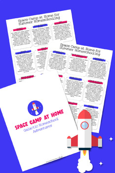 Preview of Space Camp at Home DIY Summer Camp Guide