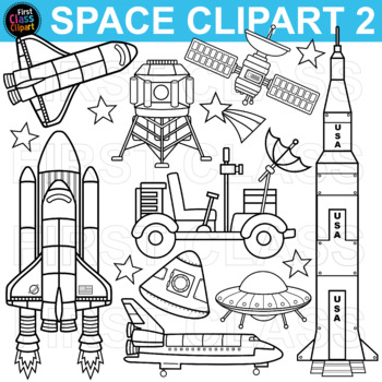 Space Clip Art by First Class Clipart | TPT