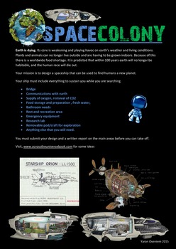 Preview of Space Colony - A Transactional Writing Idea (Report)
