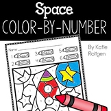 Space Color-by-Number Pages