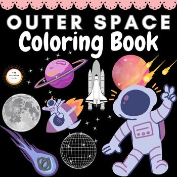 Preview of Space Coloring Book