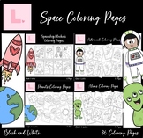 Space Coloring Pages Bundle ($10 Value)