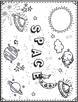 Space Coloring Pages { Printable/ Worksheets, PDF/ Coloring Sheets}