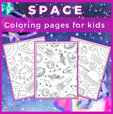 Space Coloring pages for Kids