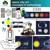 Space Clip Art - Concepts and Technology