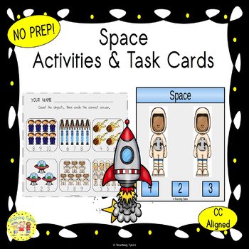 Preview of Space Activities and Task Cards