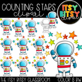Space Counting Stars Clipart Counting Clipart Itsy Bitsy Clipart