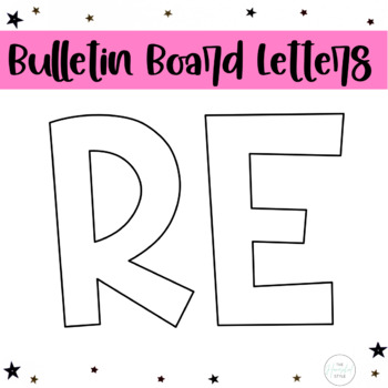 Reading & Writing Bulletin Board Letters
