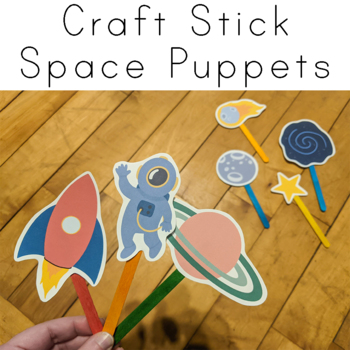 Preview of Space Craft Stick Puppets