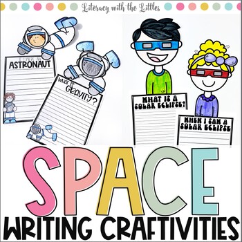 Preview of Space Writing Activities Planet Reports & Crafts Solar System with Solar Eclipse