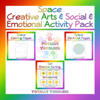 Preview of Space | Creative Arts & Social & Emotional Development | Activity Pack